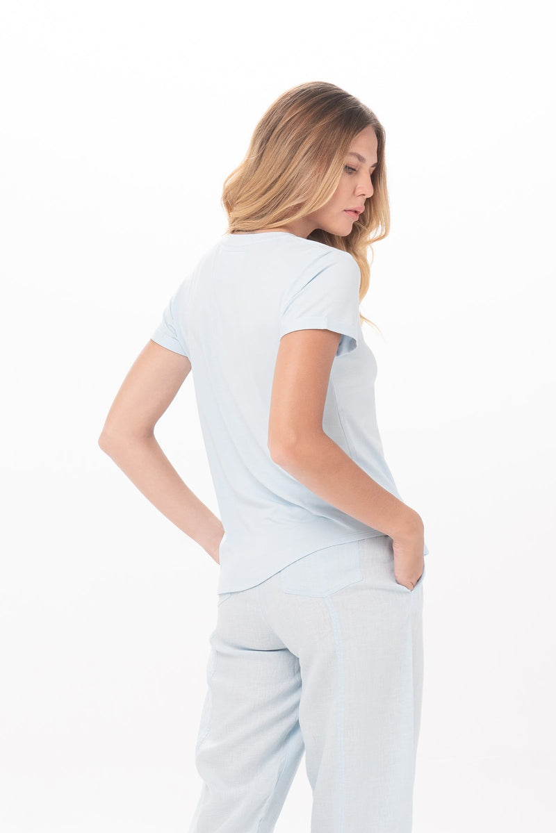 Kaniya T-Shirt in Ice Blue