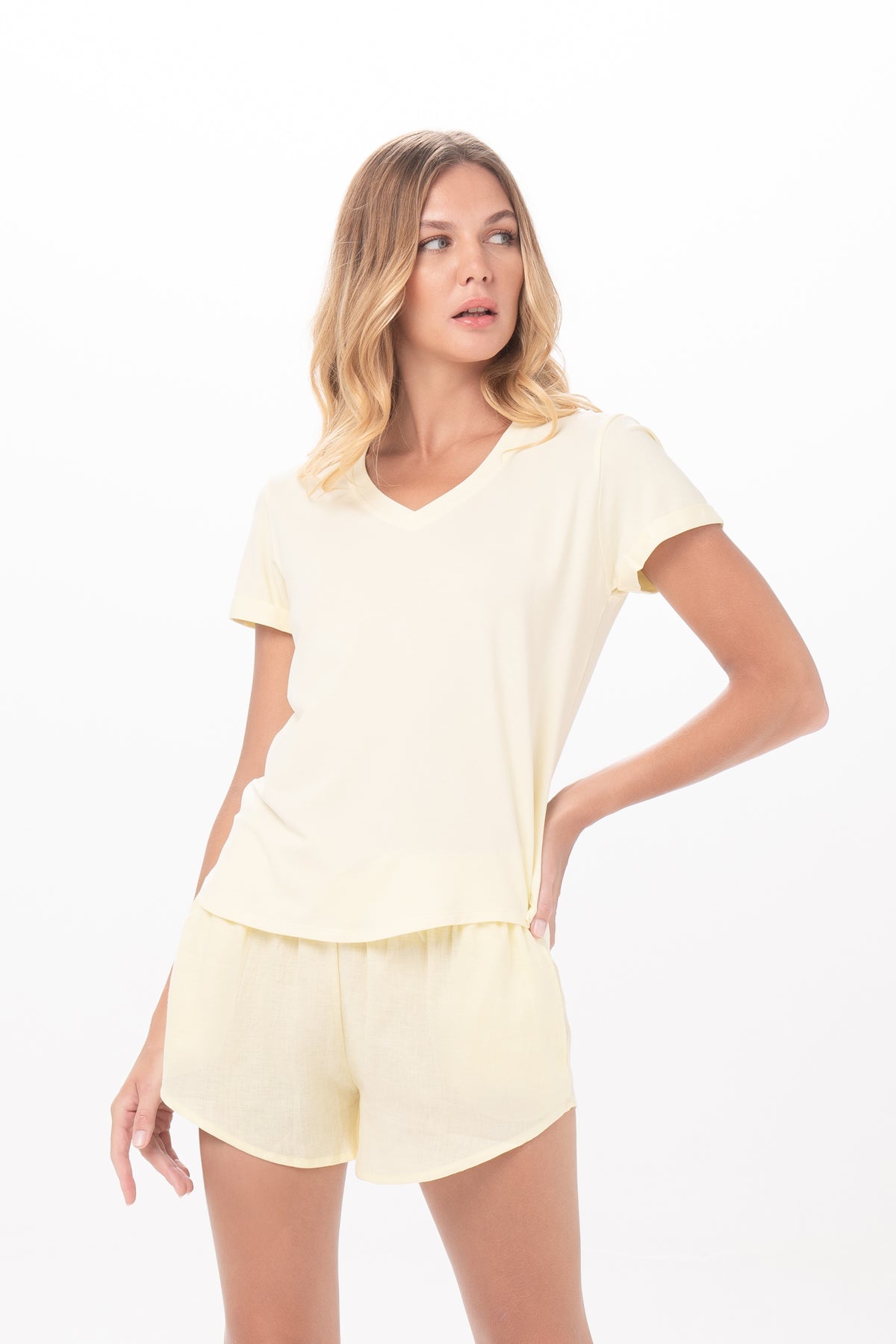 Kaniya T-Shirt in Lemon Chiffon