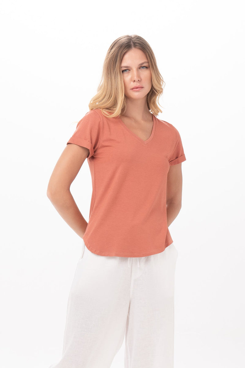 Kaniya T-Shirt in Mahogany