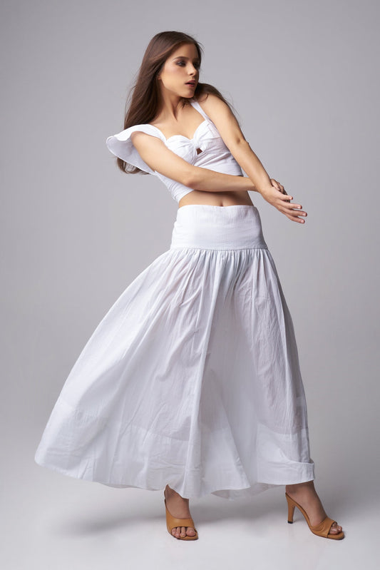 Kiana Skirt in White