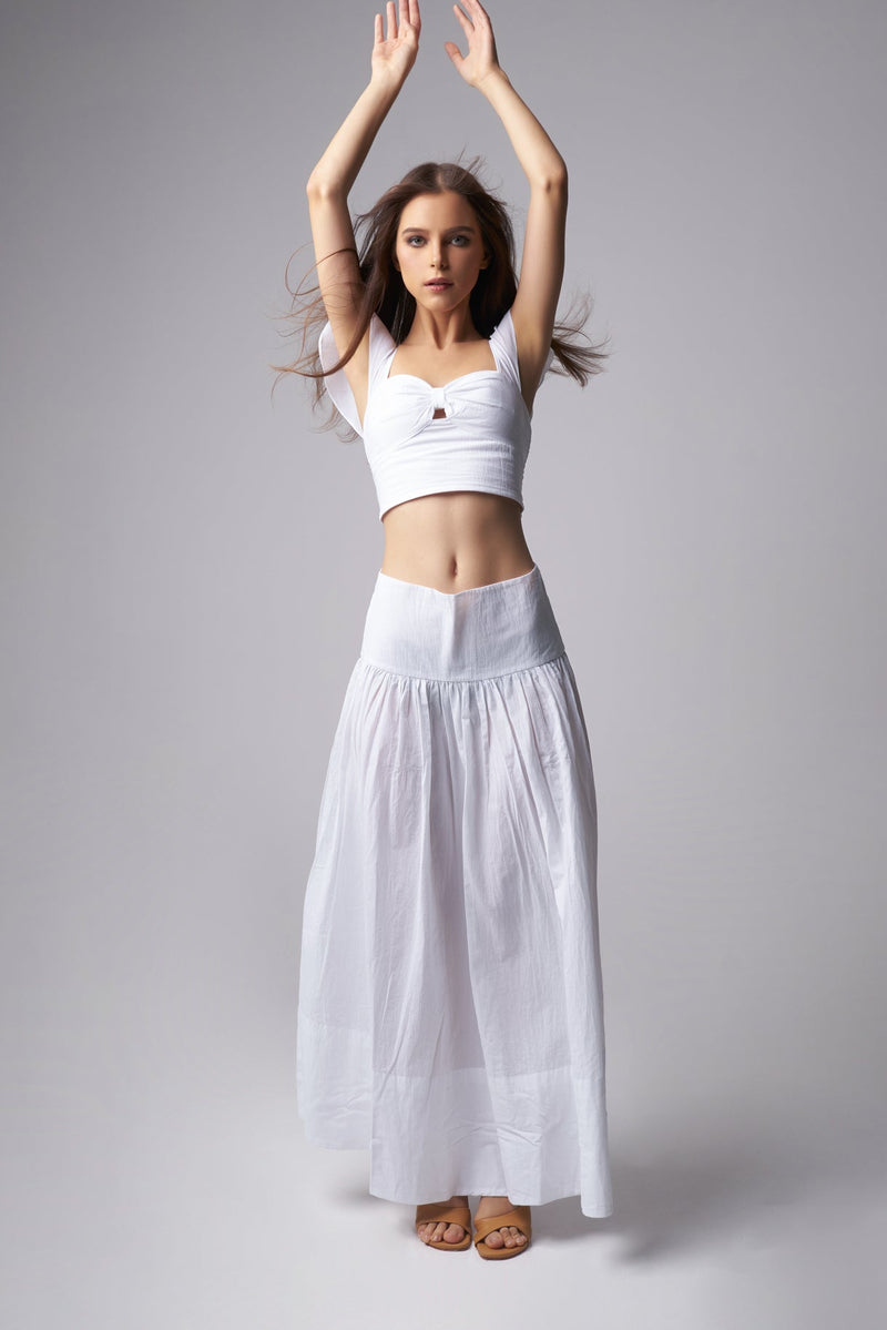 Kiana Skirt in White