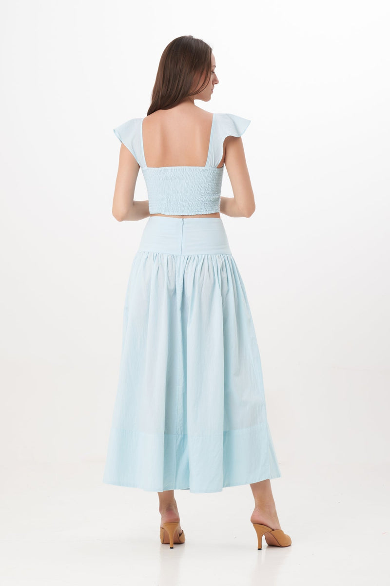 Kiana Skirt in Ice Blue