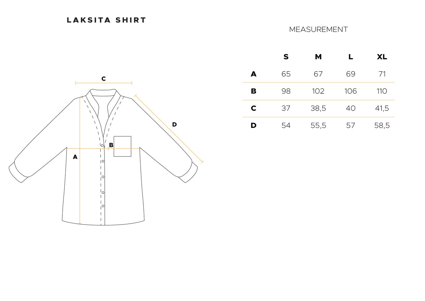 Laksita Shirt in Black