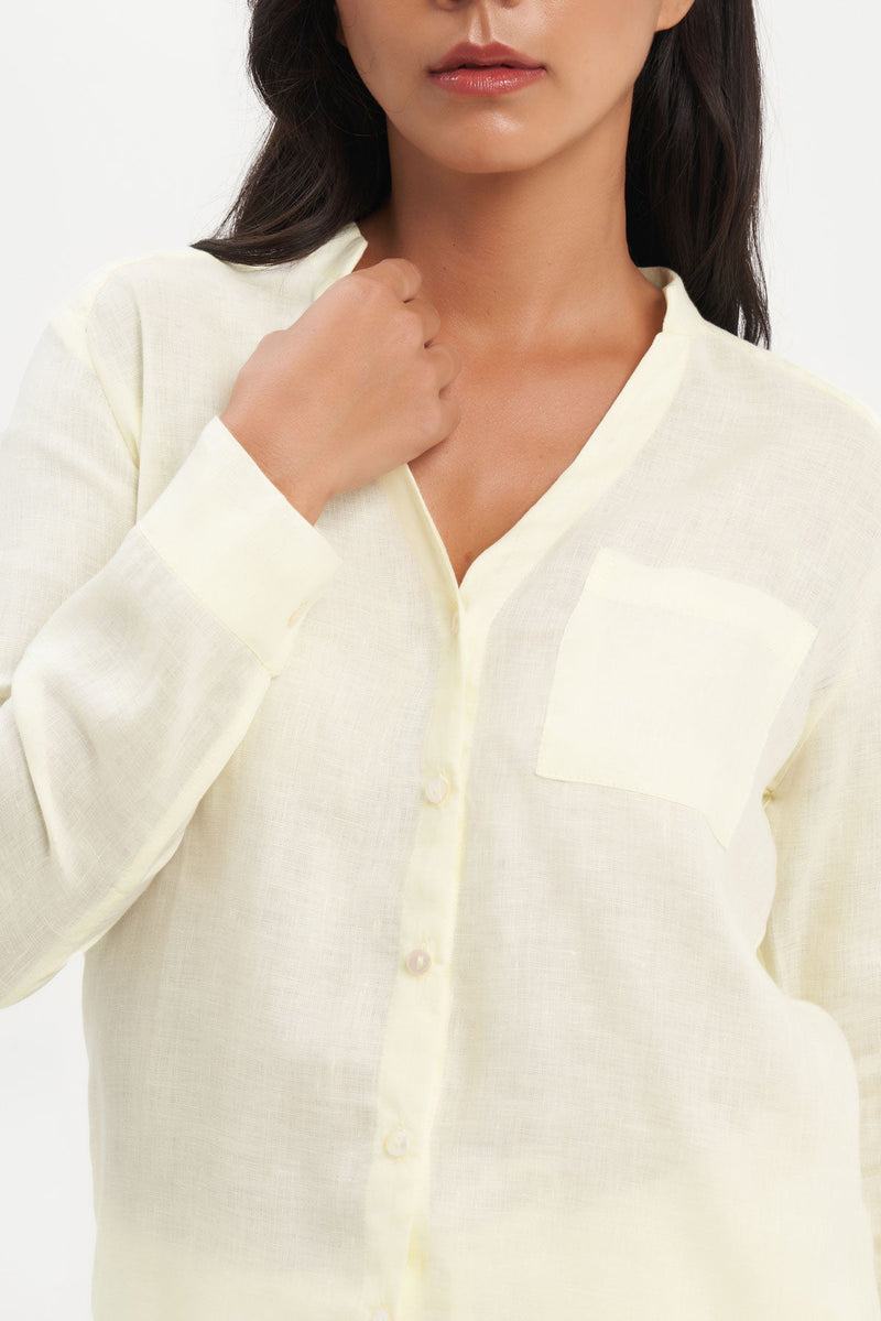 Laksita Shirt in Lemon Chiffon