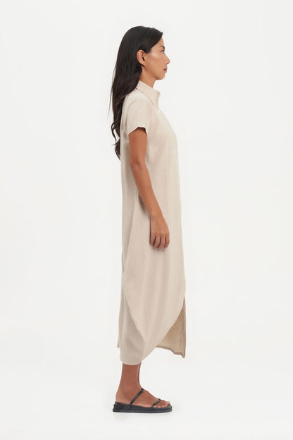 Maha Dress in Natural