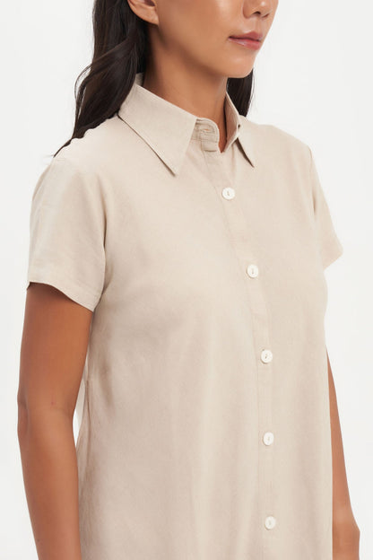 Maha Dress in Natural