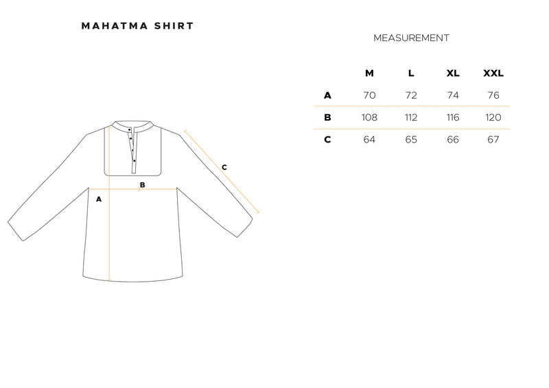 Mahatma Shirt in Off White