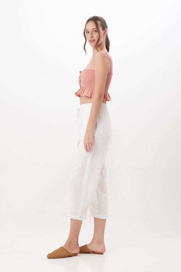 Mesha Pant in Off White