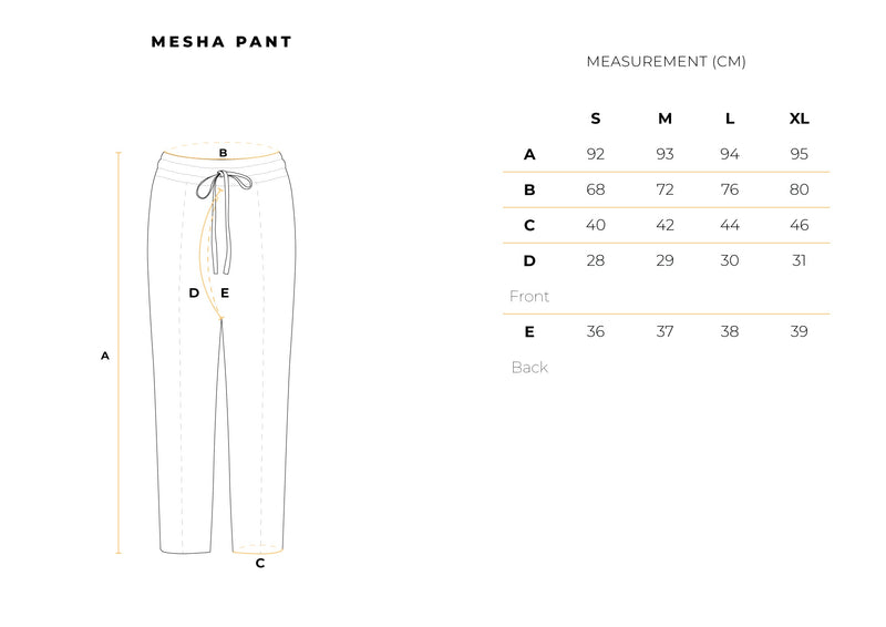 Mesha Pant in Vintage Green