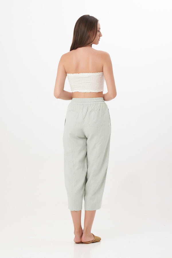 Mesha Pant in Vintage Green