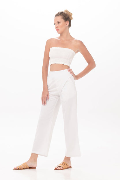 Naira Pant in White