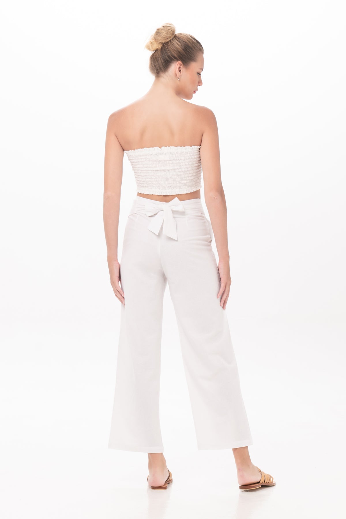 Naira Pant in White