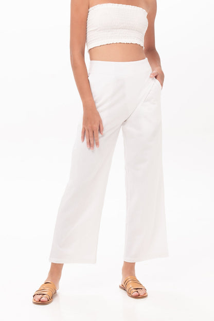 Naira Pant in White