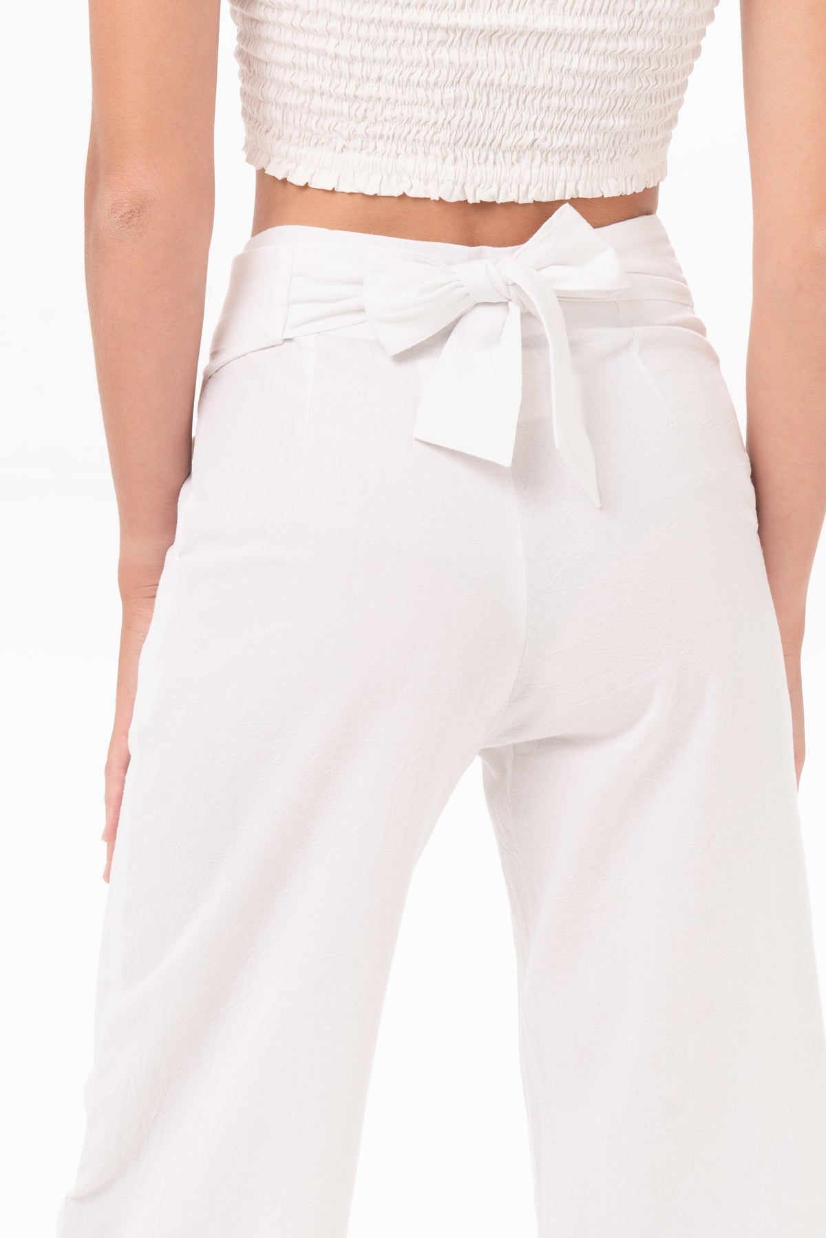 Naira Pant in White