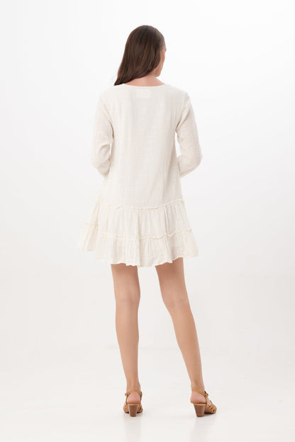 Nirmala Tunic in Off White