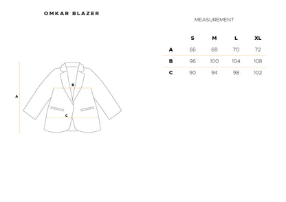 Omkar Blazer in Natural