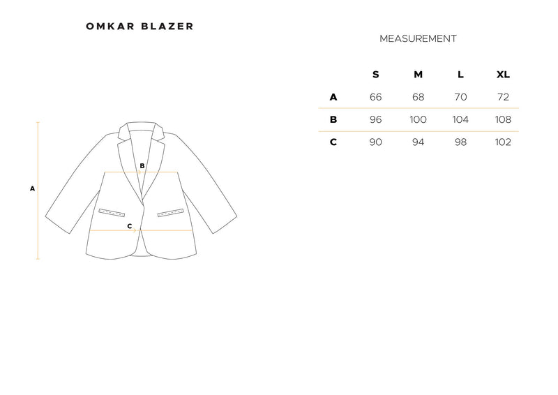 Omkar Blazer in Natural