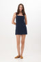 Prisha Dress in Navy