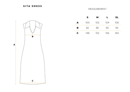 Sita Dress in Morning Mist