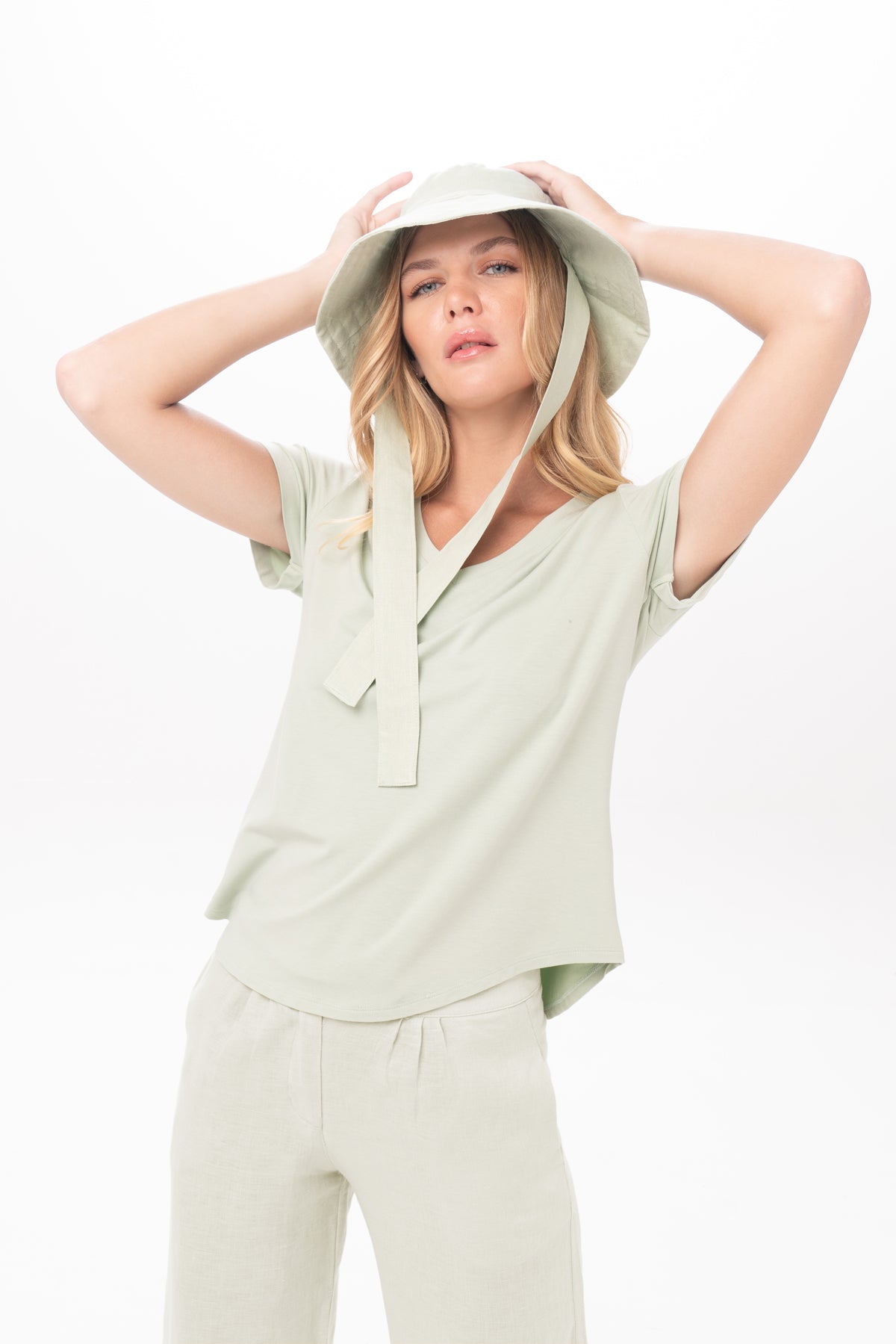 Wimala Hat in Vintage Green