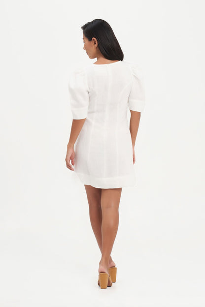 Zivaa Dress in Off White