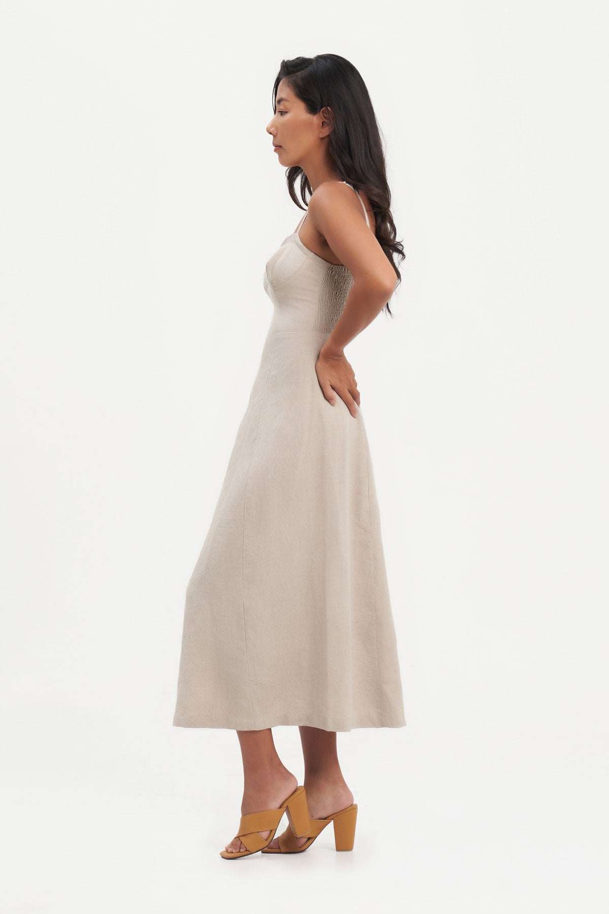 Zora Dress in Natural