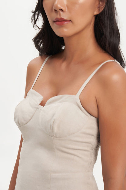 Zora Dress in Natural