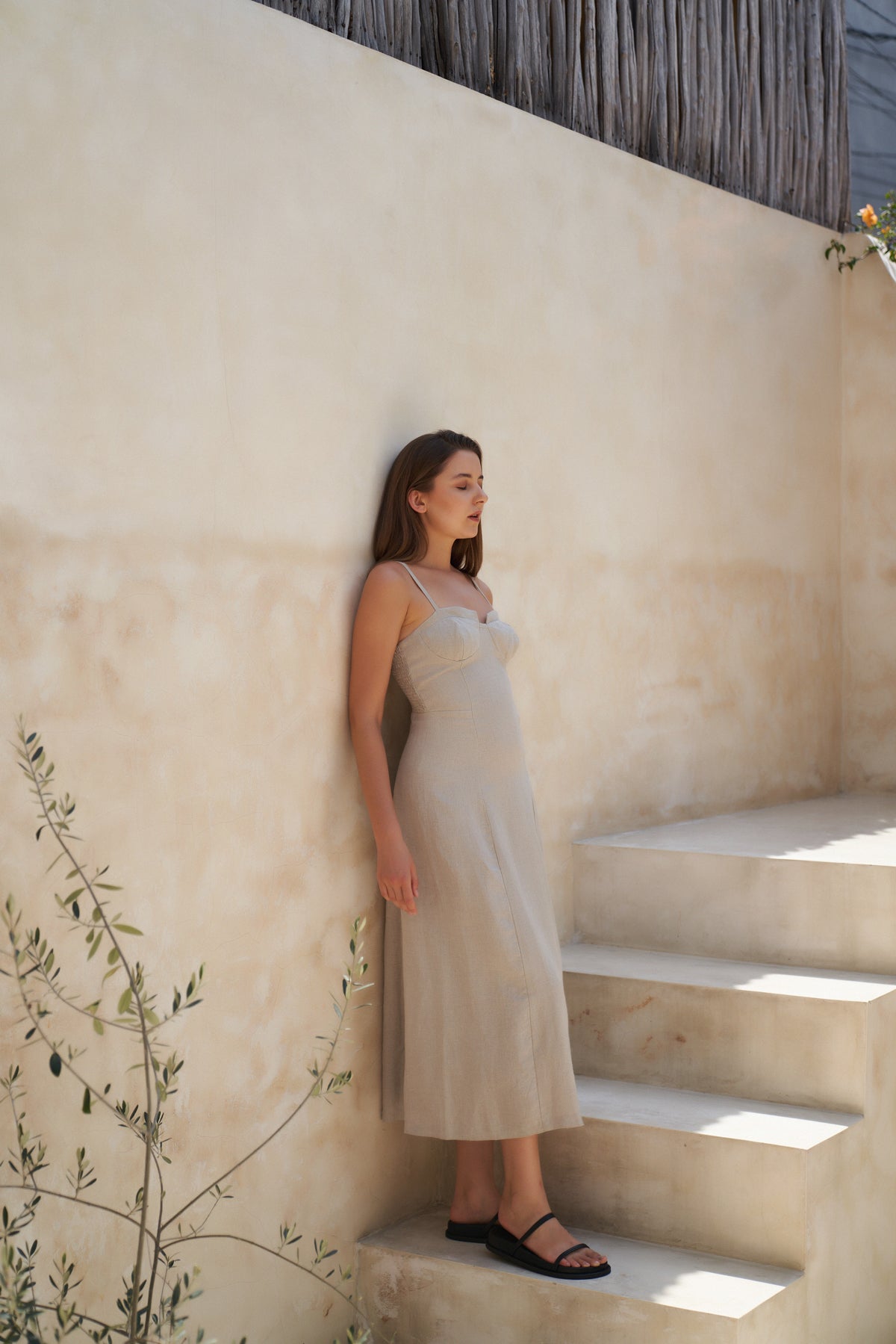 Zora Dress in Natural