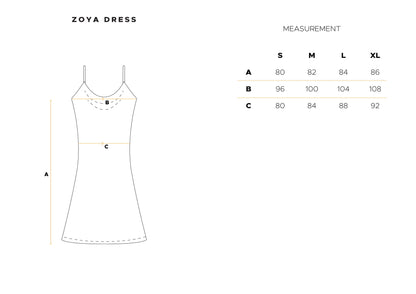 Zoya Dress in White