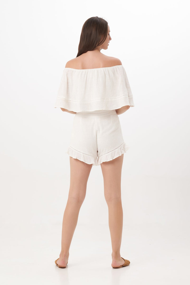 Pevita Short in Off White