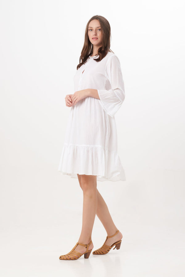 Praba Dress in White