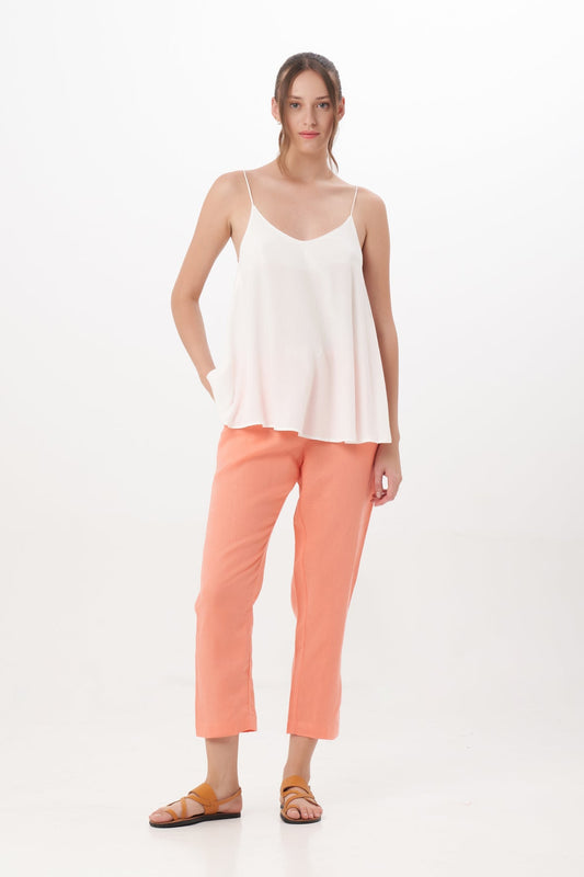 Tary Pant in Living Coral